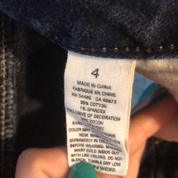 American Eagle Dark Wash Denim Shorts - Picture 3 of 3